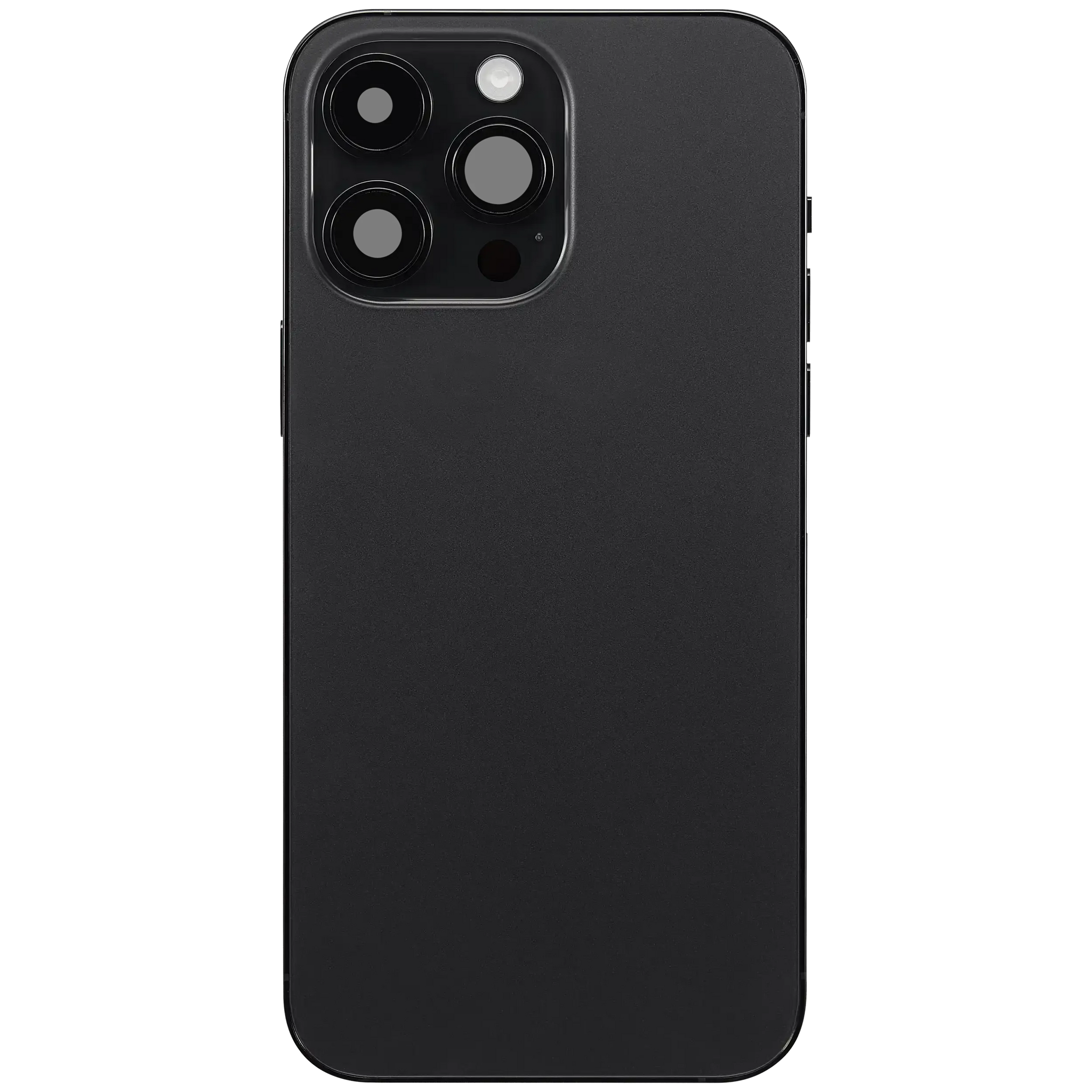 Back Housing W/ Charging Port Flex & Small Parts For iPhone 14 Pro Max (US Version) (Pull) (Space Black)