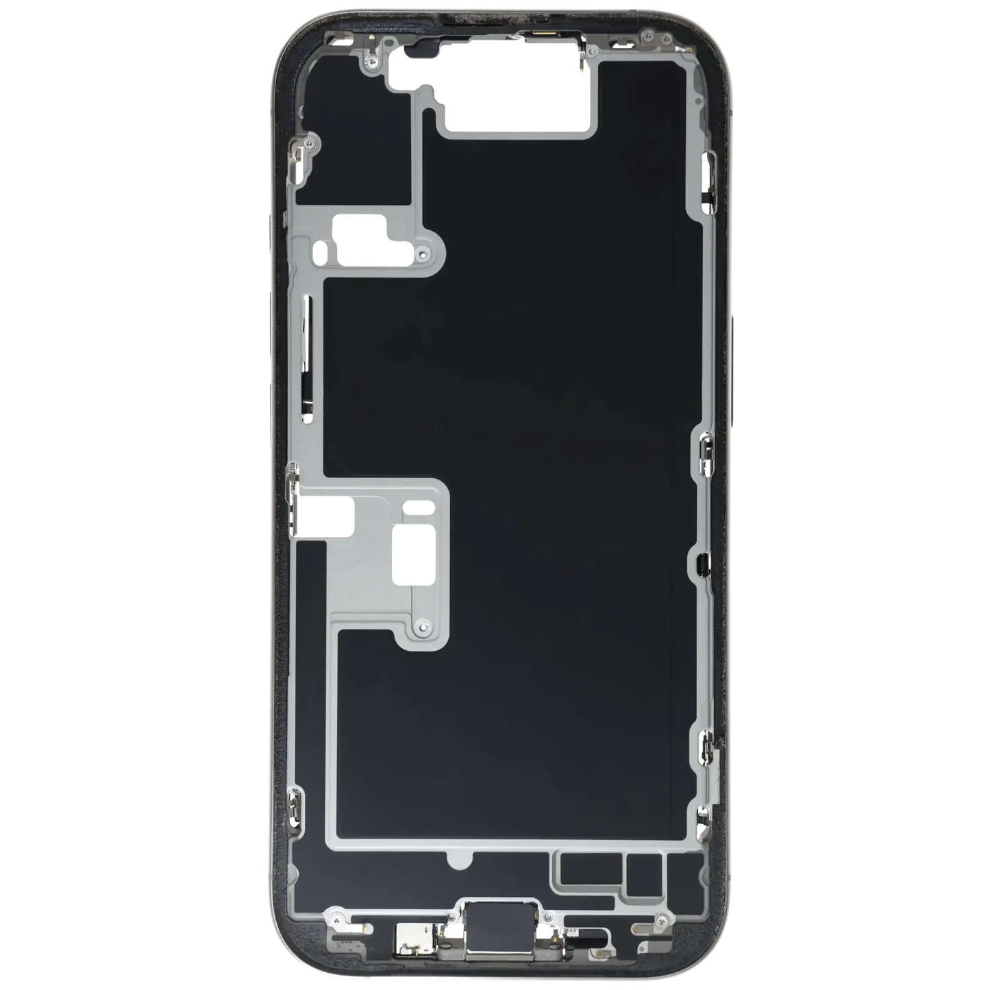 Mid-Frame Housing W/ Small Parts For iPhone 16 Pro (EU / Global Version) (Pull) (Natural Titanium)