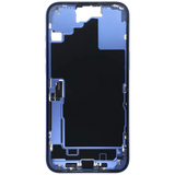 Mid-Frame Housing W/ Charging Port Flex & Small Parts For iPhone 16 Plus (US Version) (Pull) (Ultramarine)