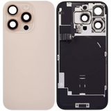 Back Glass w/ MagSafe Magnet & NFC & Flashlight Flex For iPhone 16 Pro (Pull) (Desert Titanium)