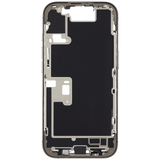 Mid-Frame Housing W/ Charging Port Flex & Small Parts For iPhone 16 Pro (EU / Global Version) (Pull) (Natural Titanium)