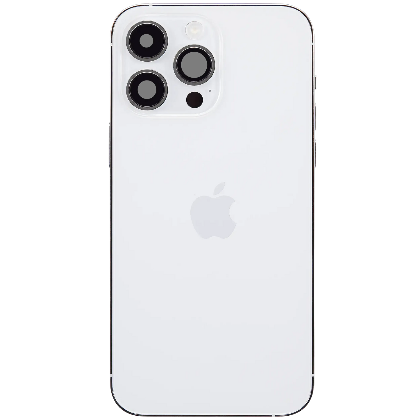 Back Housing W/ Charging Port Flex & Small Parts For iPhone 14 Pro Max (EU / Global Version) (Pull) (Silver)