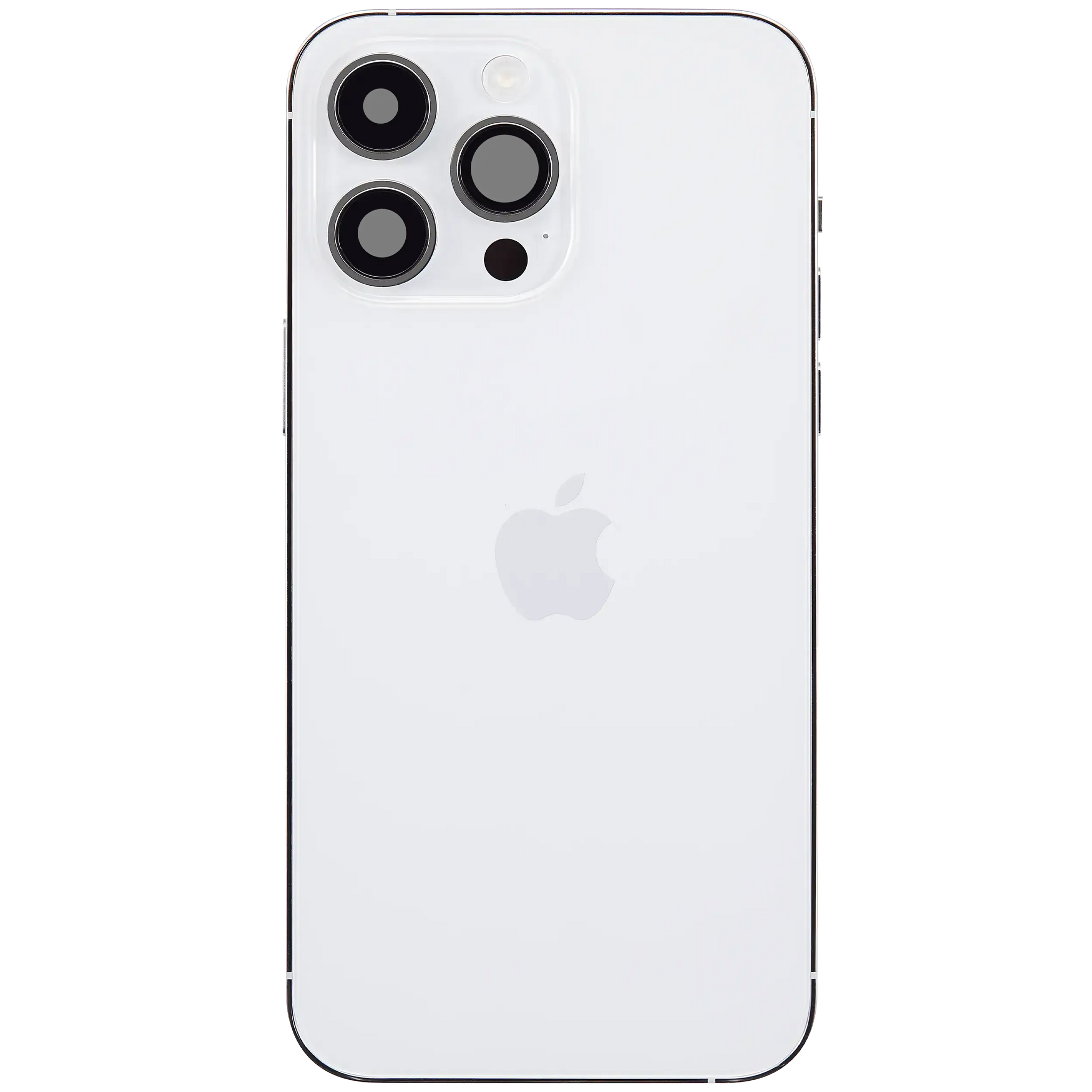 Back Housing W/ Charging Port Flex & Small Parts For iPhone 14 Pro Max (EU / Global Version) (Pull) (Silver)
