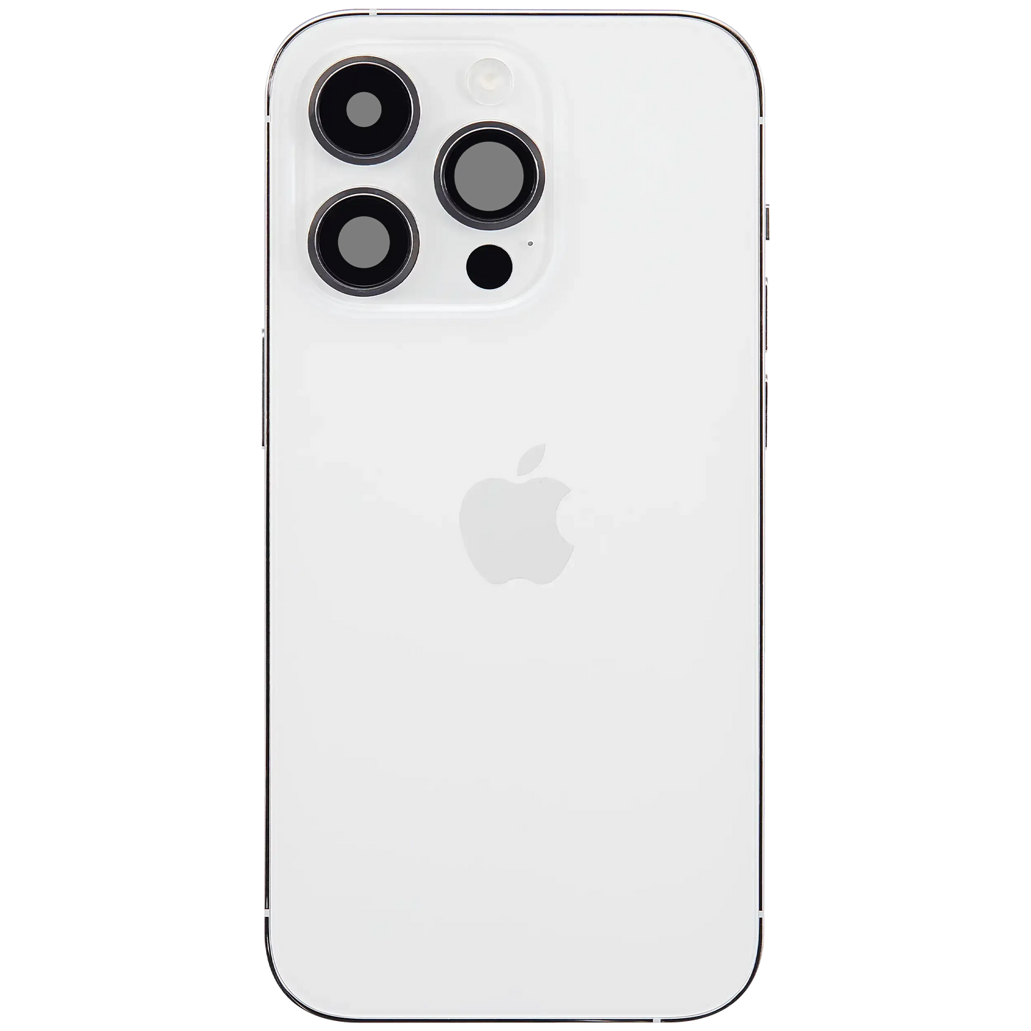 Back Housing W/ Charging Port Flex & Small Parts For iPhone 14 Pro (EU / Global Version) (Pull) (Silver)
