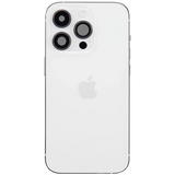Back Housing W/ Charging Port Flex & Small Parts For iPhone 14 Pro (EU / Global Version) (Pull) (Silver)