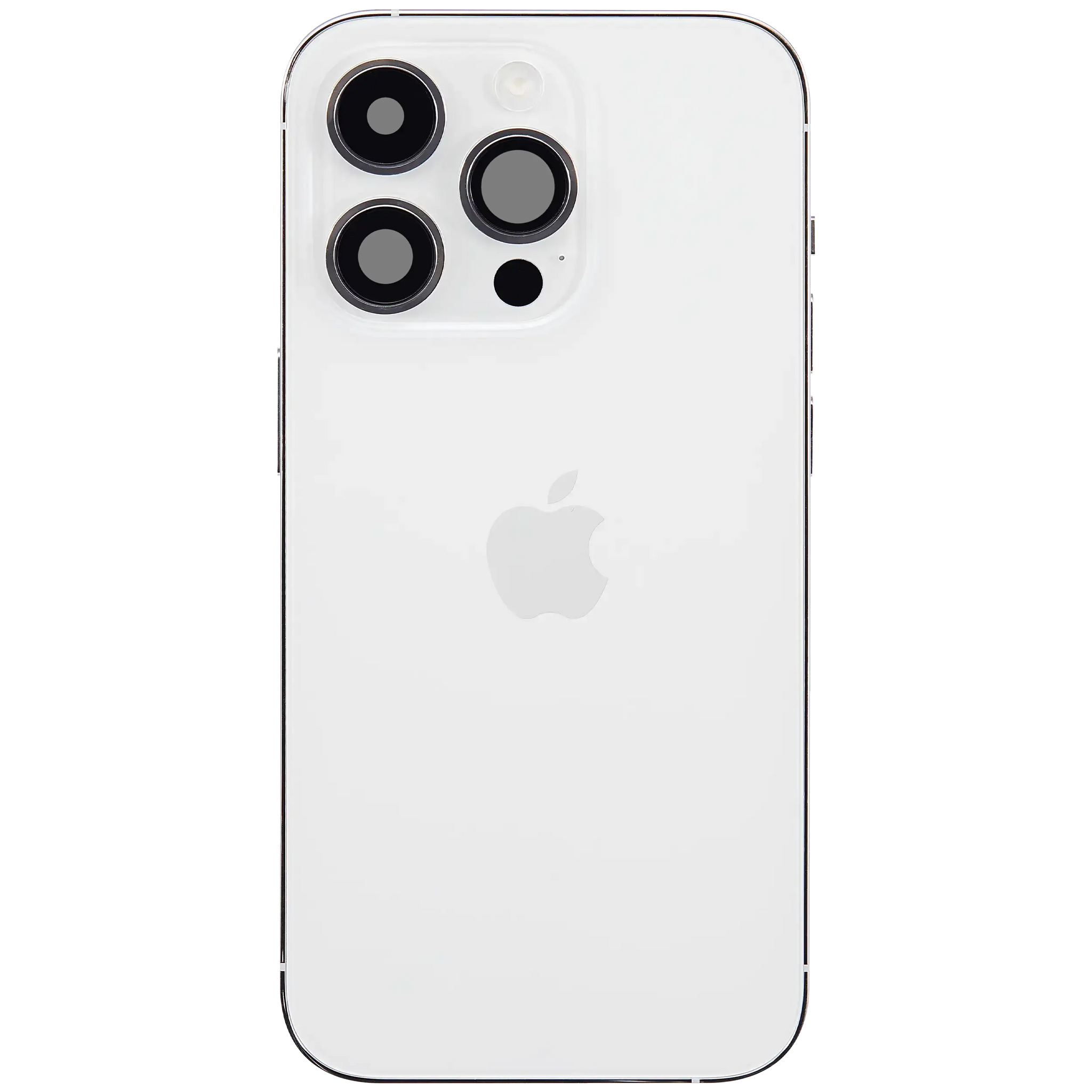 Back Housing W/ Charging Port Flex & Small Parts For iPhone 14 Pro (EU / Global Version) (Pull) (Silver)