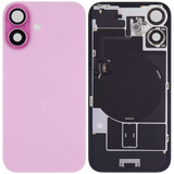 Back Glass w/ MagSafe Magnet & NFC & Flashlight Flex For iPhone 16 Plus (Pull) (Pink)