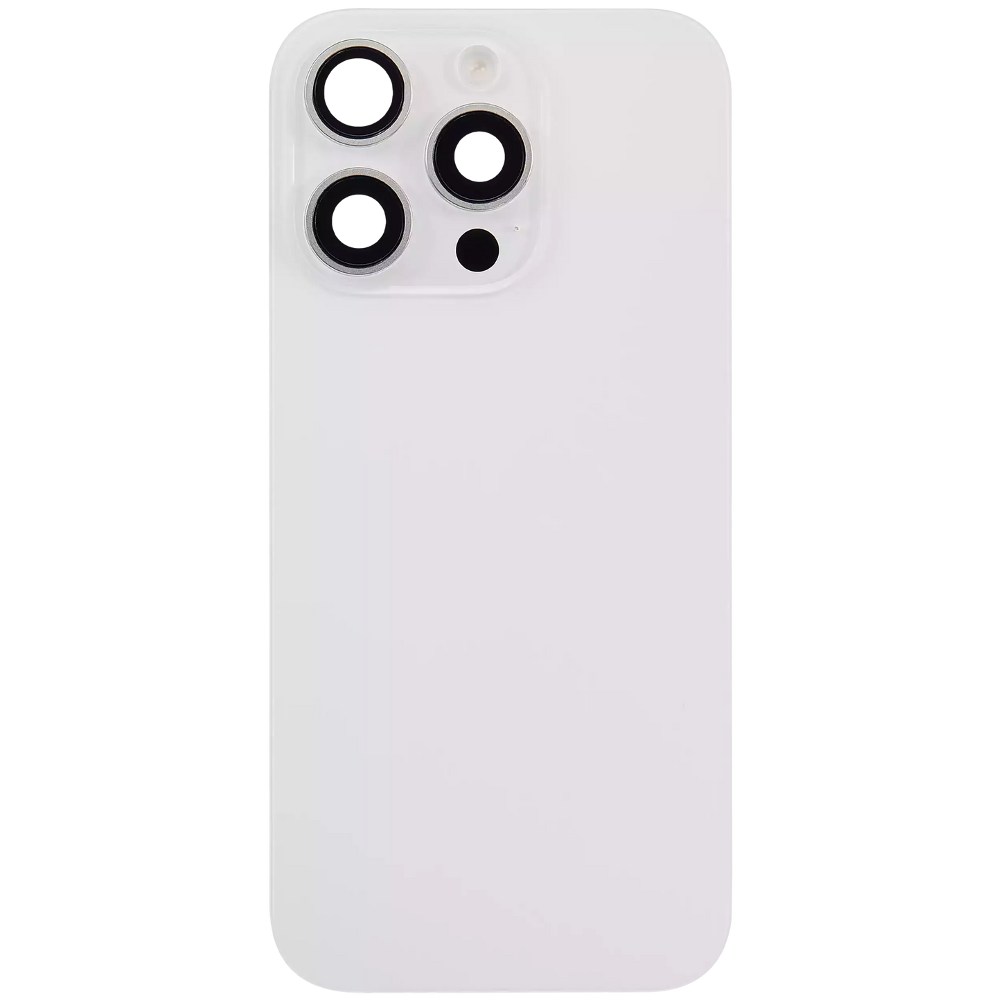 Back Glass w/ MagSafe Magnet & NFC & Flashlight Flex For iPhone 16 Pro (Pull) (White Titanium)