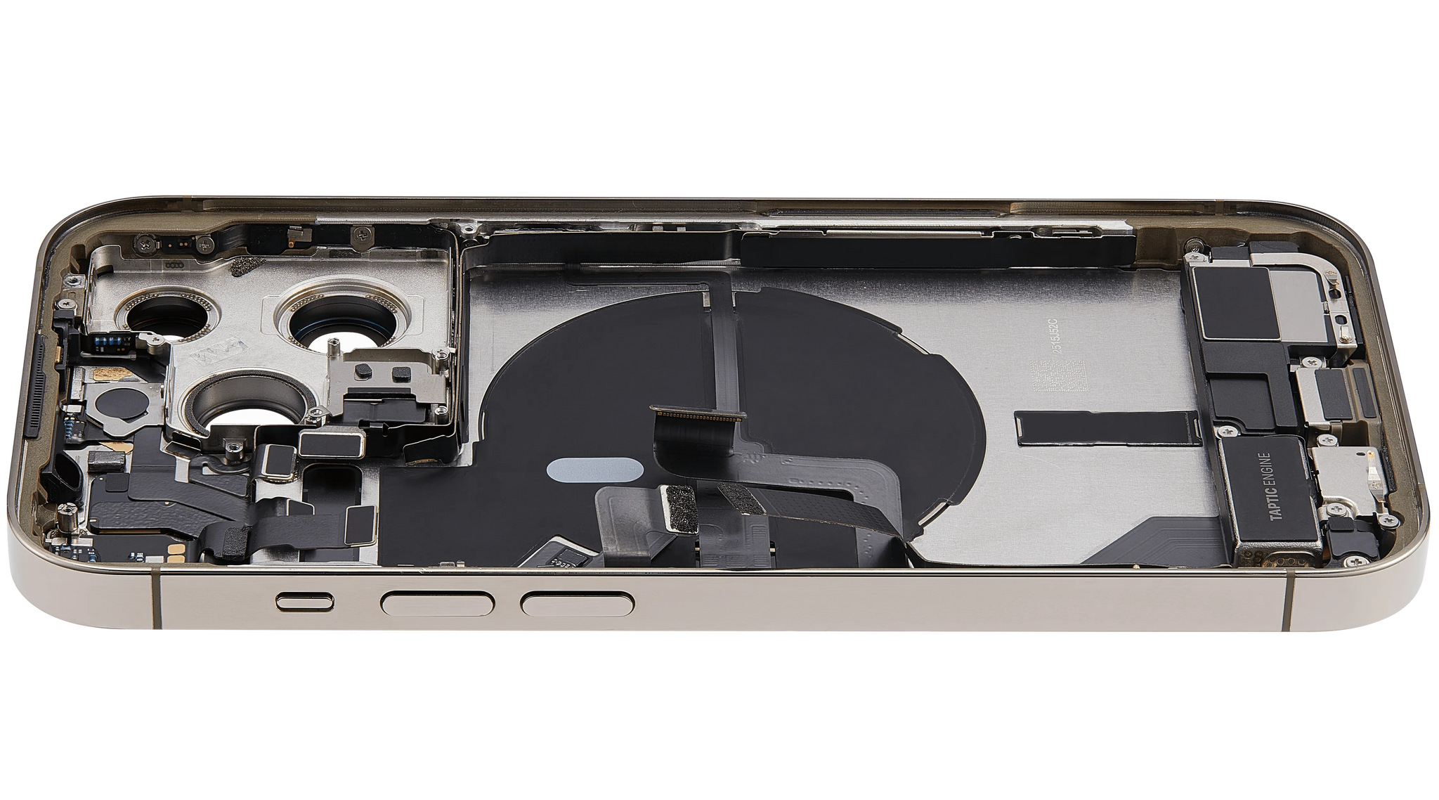 Back Housing W/ Charging Port Flex & Small Parts For iPhone 14 Pro (US Version) (Pull) (Gold)