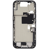 Mid-Frame Housing W/ Charging Port Flex & Small Parts For iPhone 16 Pro (EU / Global Version) (Pull) (Black Titanium)