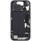 Mid-Frame Housing W/ Charging Port Flex & Small Parts For iPhone 15 (EU / Global Version) (Pull) (Black)