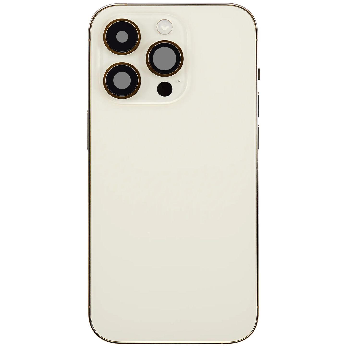 Back Housing W/ Charging Port Flex & Small Parts For iPhone 14 Pro (EU / Global Version) (Pull) (Gold)