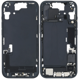 Mid-Frame Housing W/ Charging Port Flex & Small Parts For iPhone 15 (US Version) (Pull) (Black)