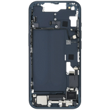 Mid-Frame Housing W/ Charging Port Flex & Small Parts For iPhone 14 (US Version) (Pull) (Midnight)
