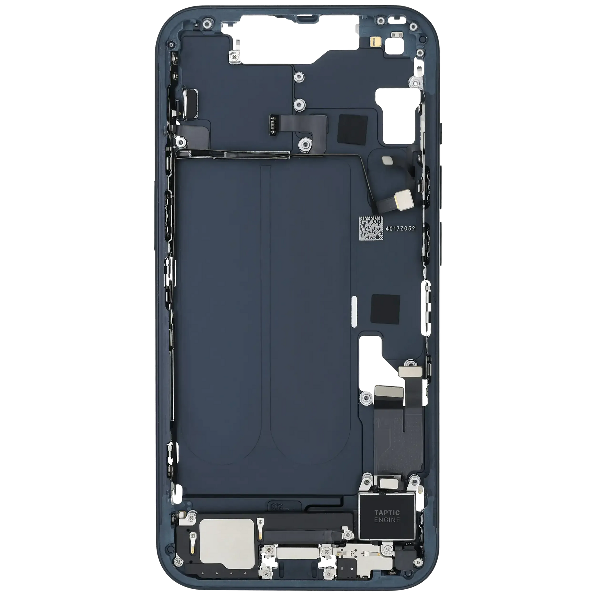 Mid-Frame Housing W/ Charging Port Flex & Small Parts For iPhone 14 (US Version) (Pull) (Midnight)