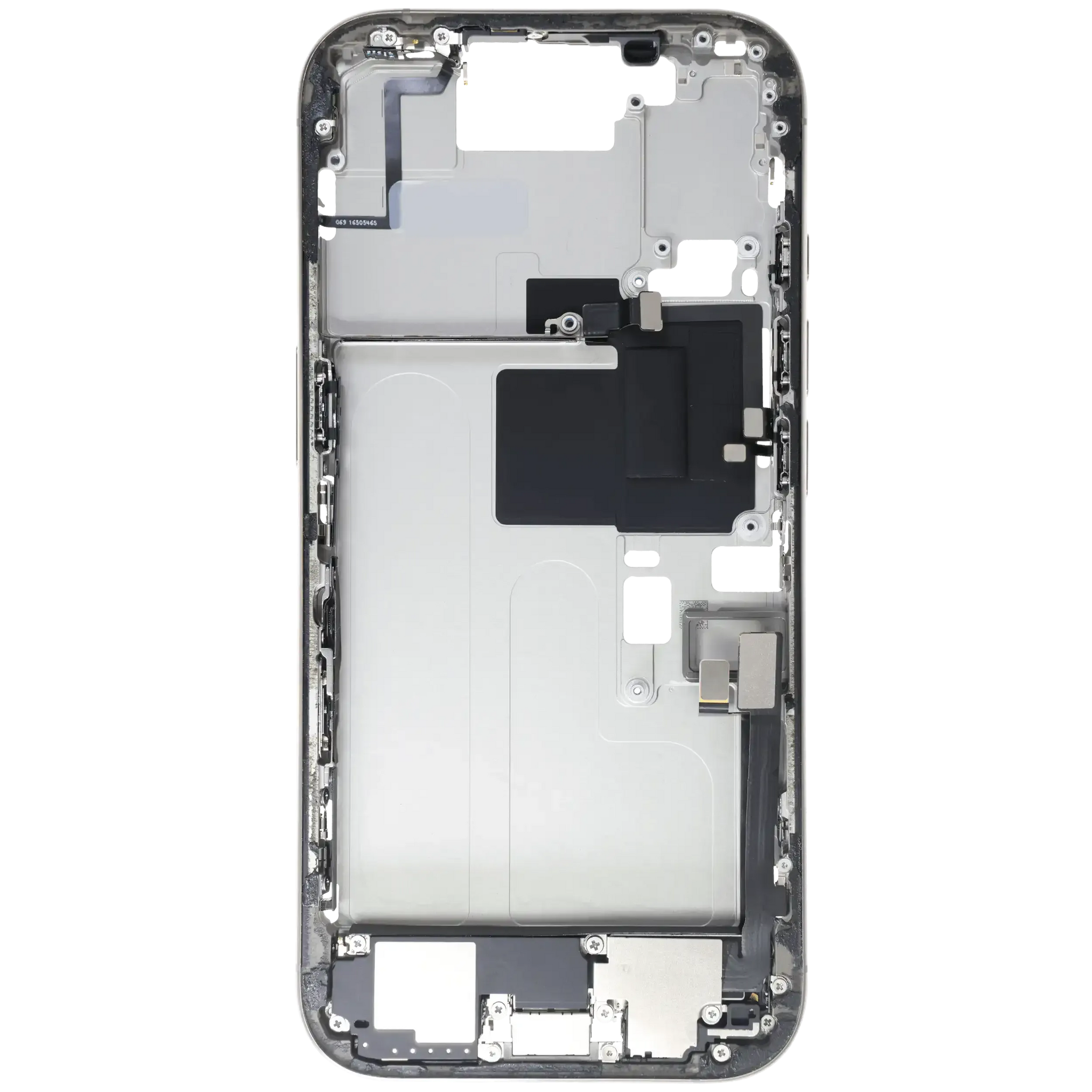 Mid-Frame Housing W/ Small Parts For iPhone 16 Pro (EU / Global Version) (Pull) (Natural Titanium)