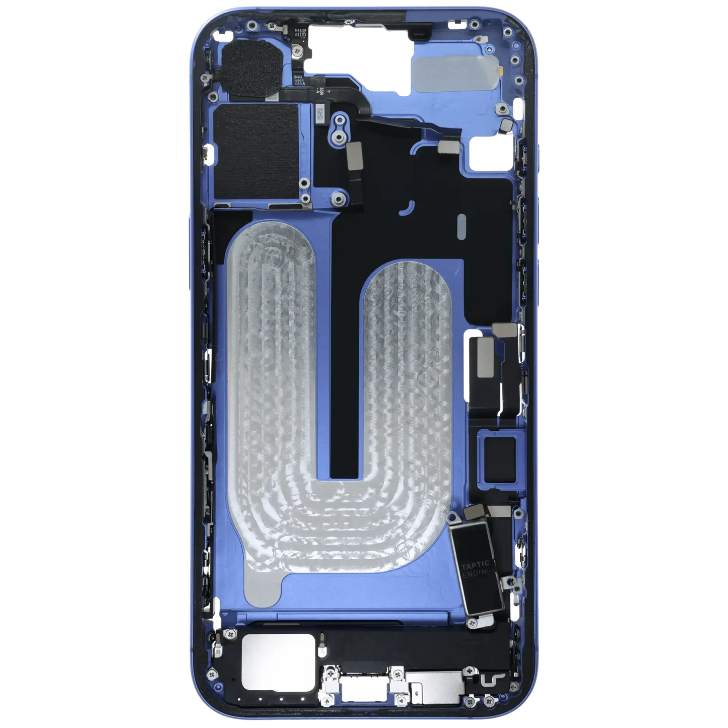 Mid-Frame Housing W/ Charging Port Flex & Small Parts For iPhone 16 Plus (US Version) (Pull) (Ultramarine)
