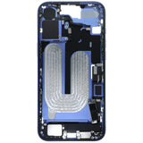 Mid-Frame Housing W/ Charging Port Flex & Small Parts For iPhone 16 Plus (EU / Global Version) (Pull) (Ultramarine)