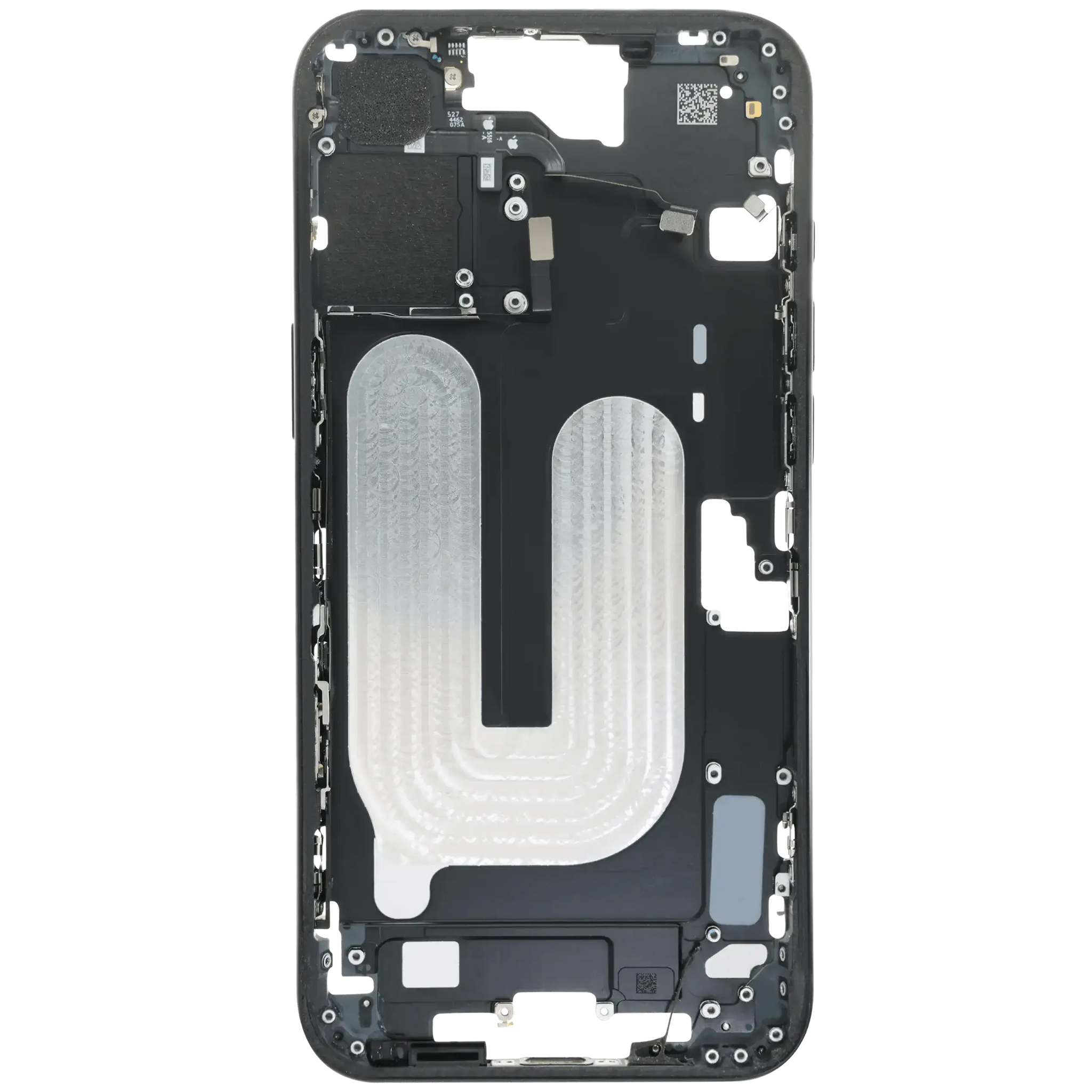 Mid-Frame Housing W/ Small Parts For iPhone 16 Plus (US Version) (Pull) (Black)