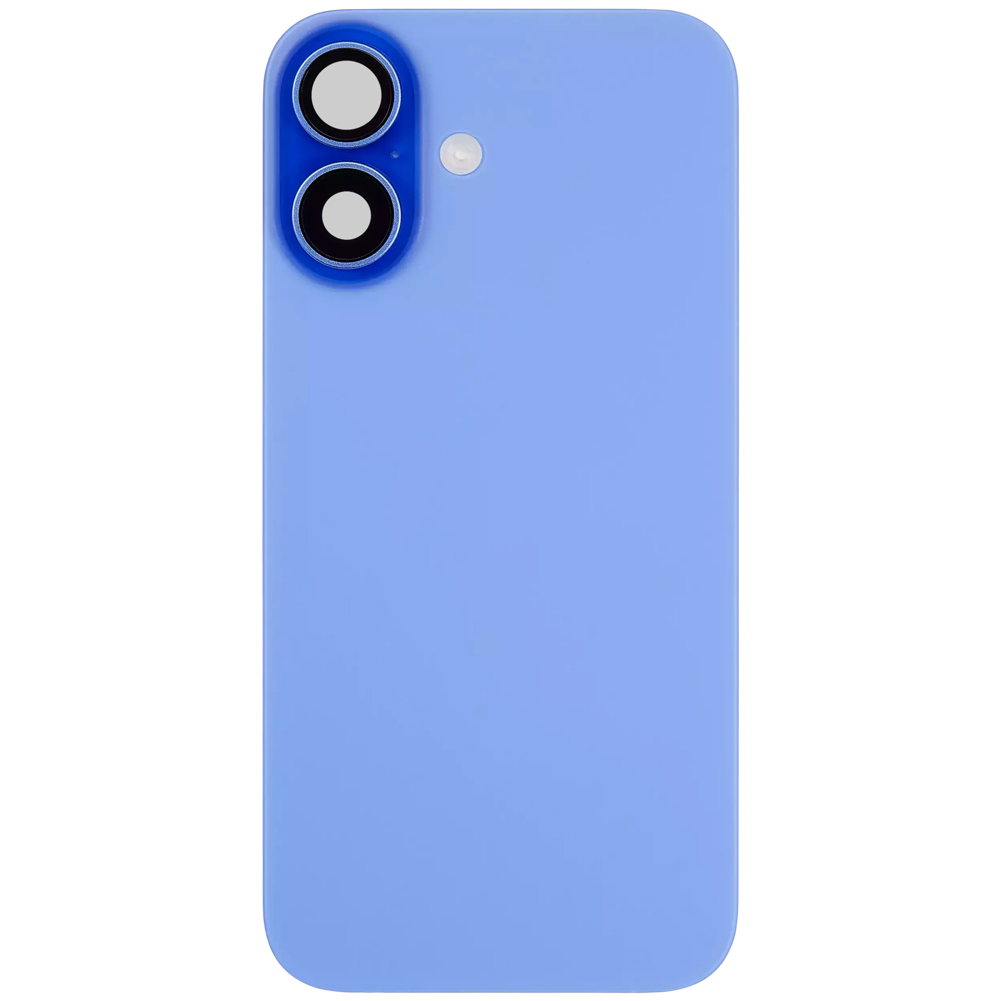 Back Glass w/ MagSafe Magnet & NFC & Flashlight Flex For iPhone 16 Plus (Pull) (Ultramarine)