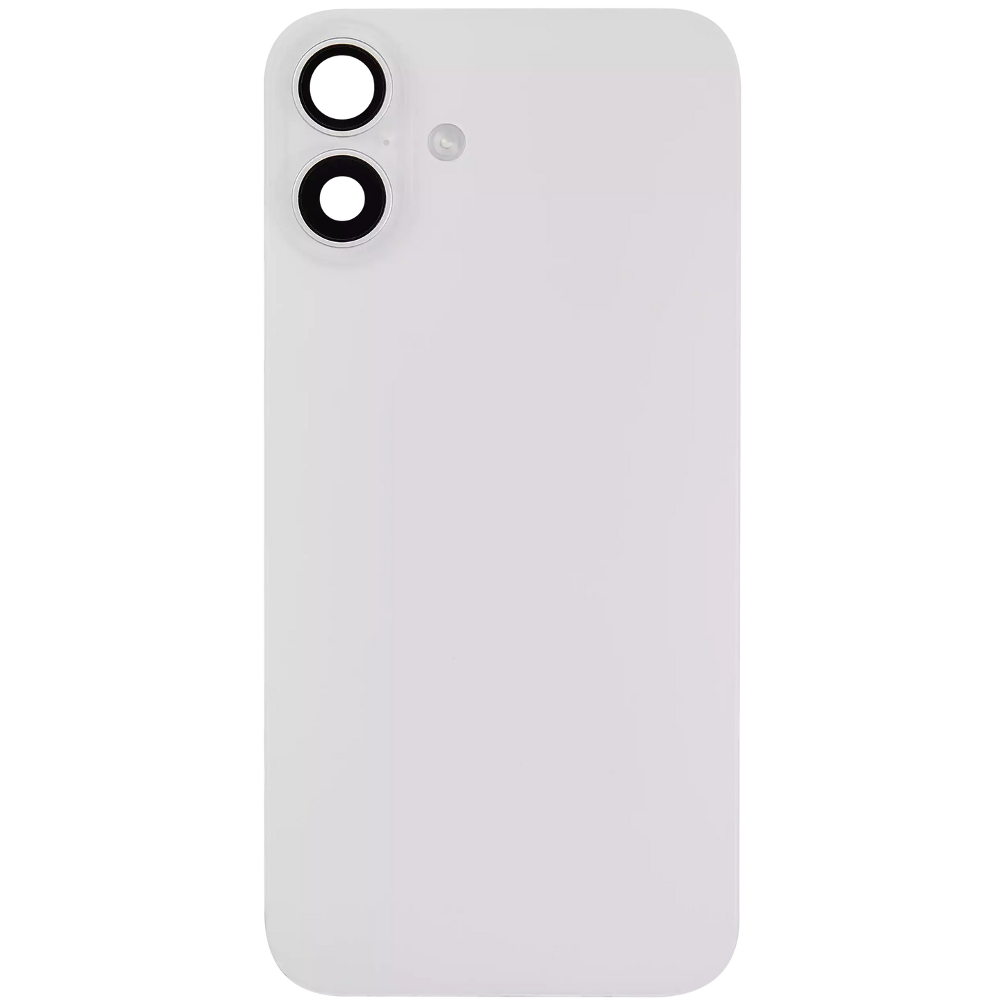 Back Glass w/ MagSafe Magnet & NFC & Flashlight Flex For iPhone 16 Plus (Pull) (White)