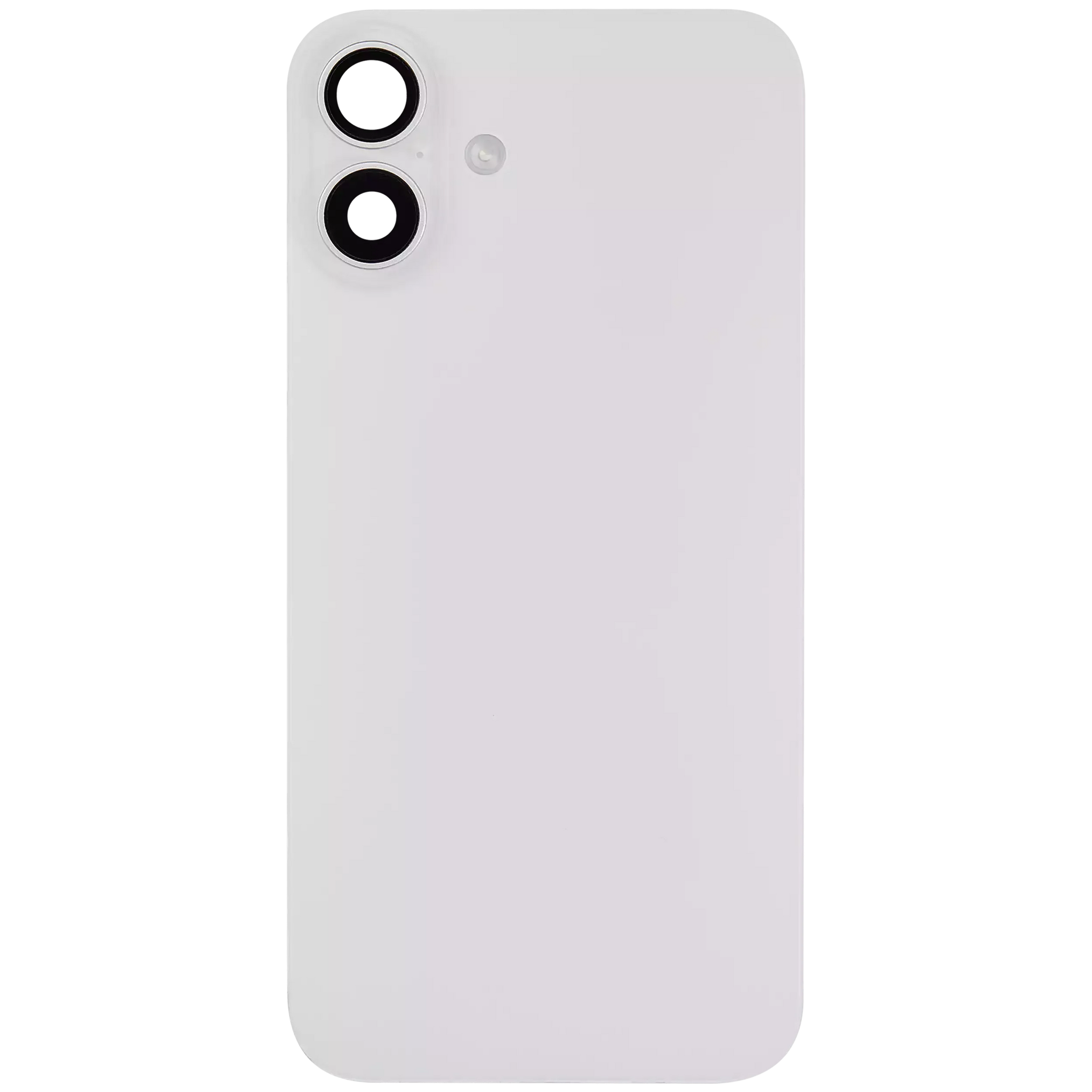 Back Glass w/ MagSafe Magnet & NFC & Flashlight Flex For iPhone 16 Plus (Pull) (White)
