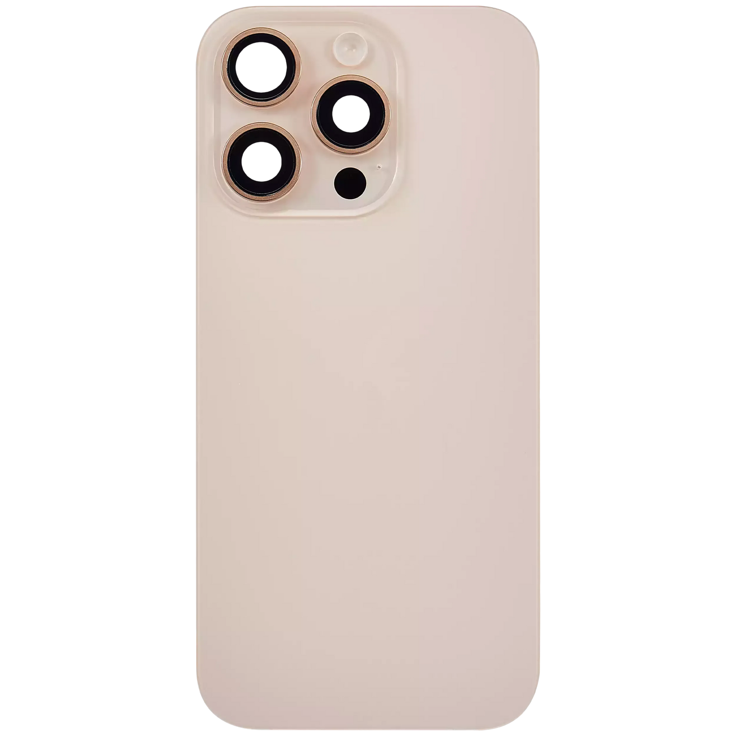 Back Glass w/ MagSafe Magnet & NFC & Flashlight Flex For iPhone 16 Pro (Pull) (Desert Titanium)