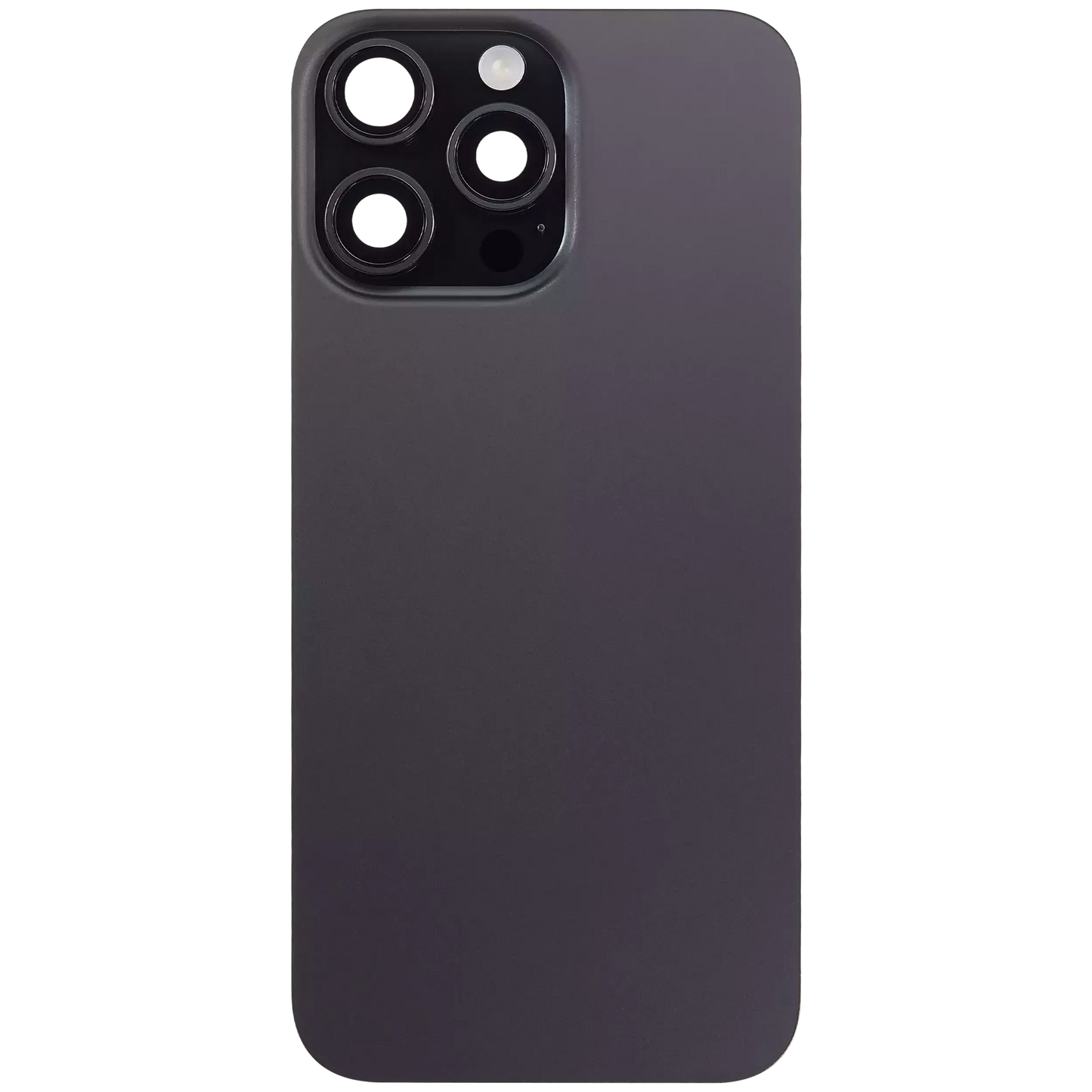 Back Glass w/ MagSafe Magnet & NFC & Flashlight Flex For iPhone 16 Pro Max (Used OEM Pull: Grade A) (Black Titanium)