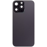 Back Glass w/ MagSafe Magnet & NFC & Flashlight Flex For iPhone 16 Pro Max (Used OEM Pull: Grade A) (Black Titanium)
