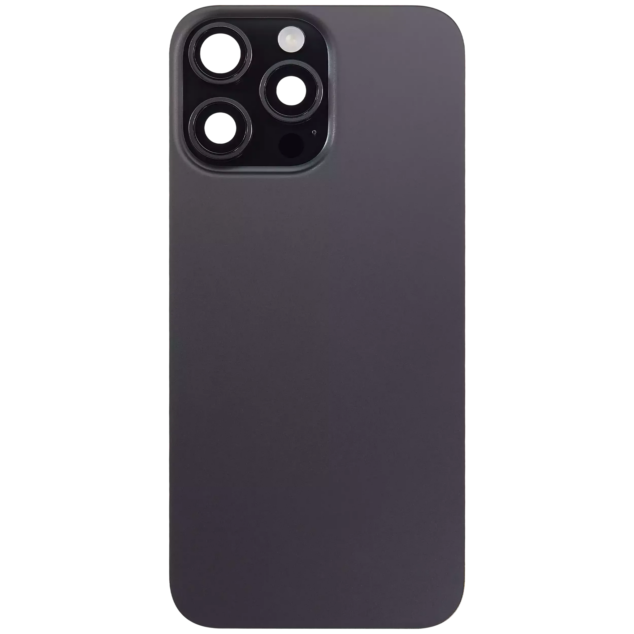 Back Glass w/ MagSafe Magnet & NFC & Flashlight Flex For iPhone 16 Pro Max (Used OEM Pull: Grade A) (Black Titanium)