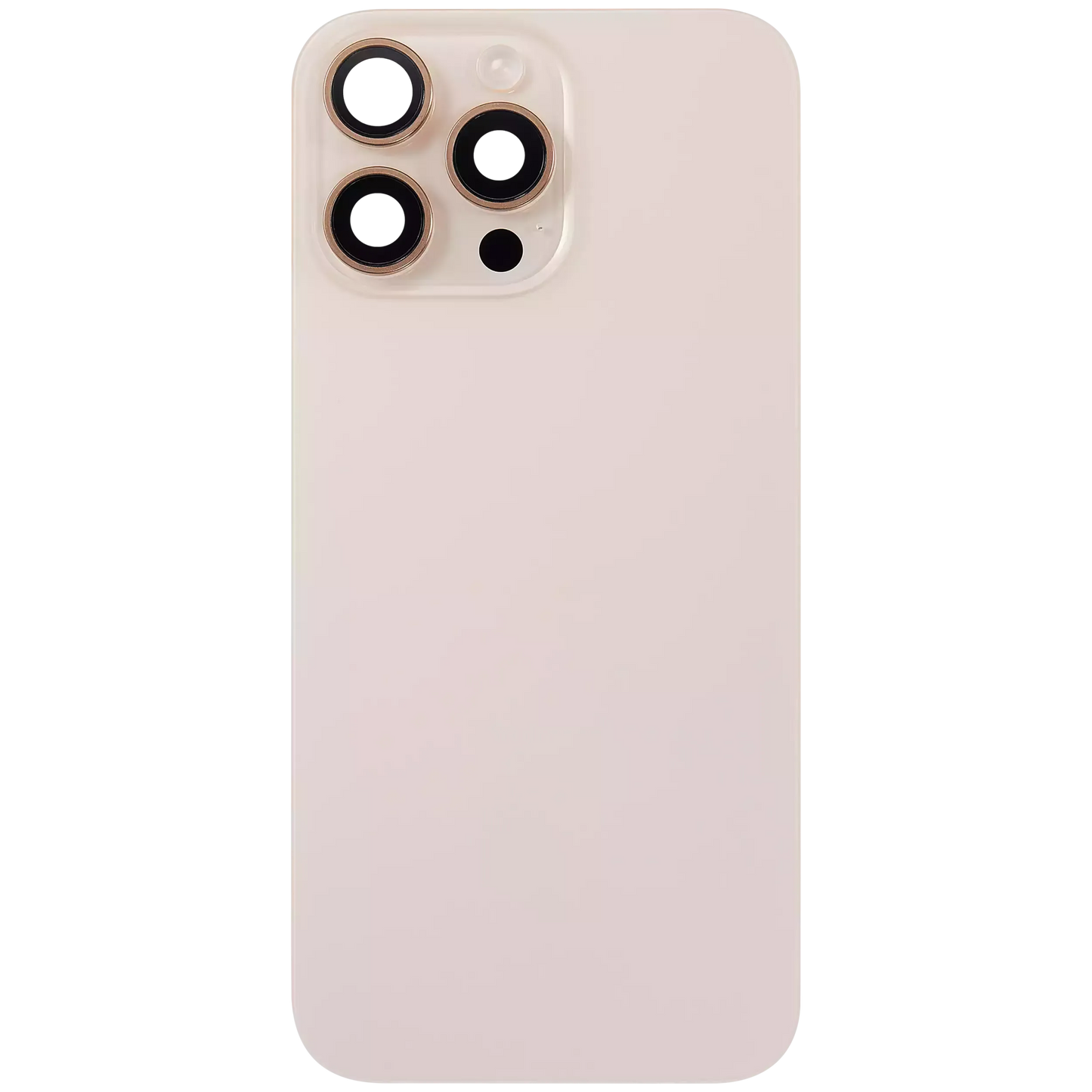 Back Glass w/ MagSafe Magnet & NFC & Flashlight Flex For iPhone 16 Pro Max (Pull) (Desert Titanium)