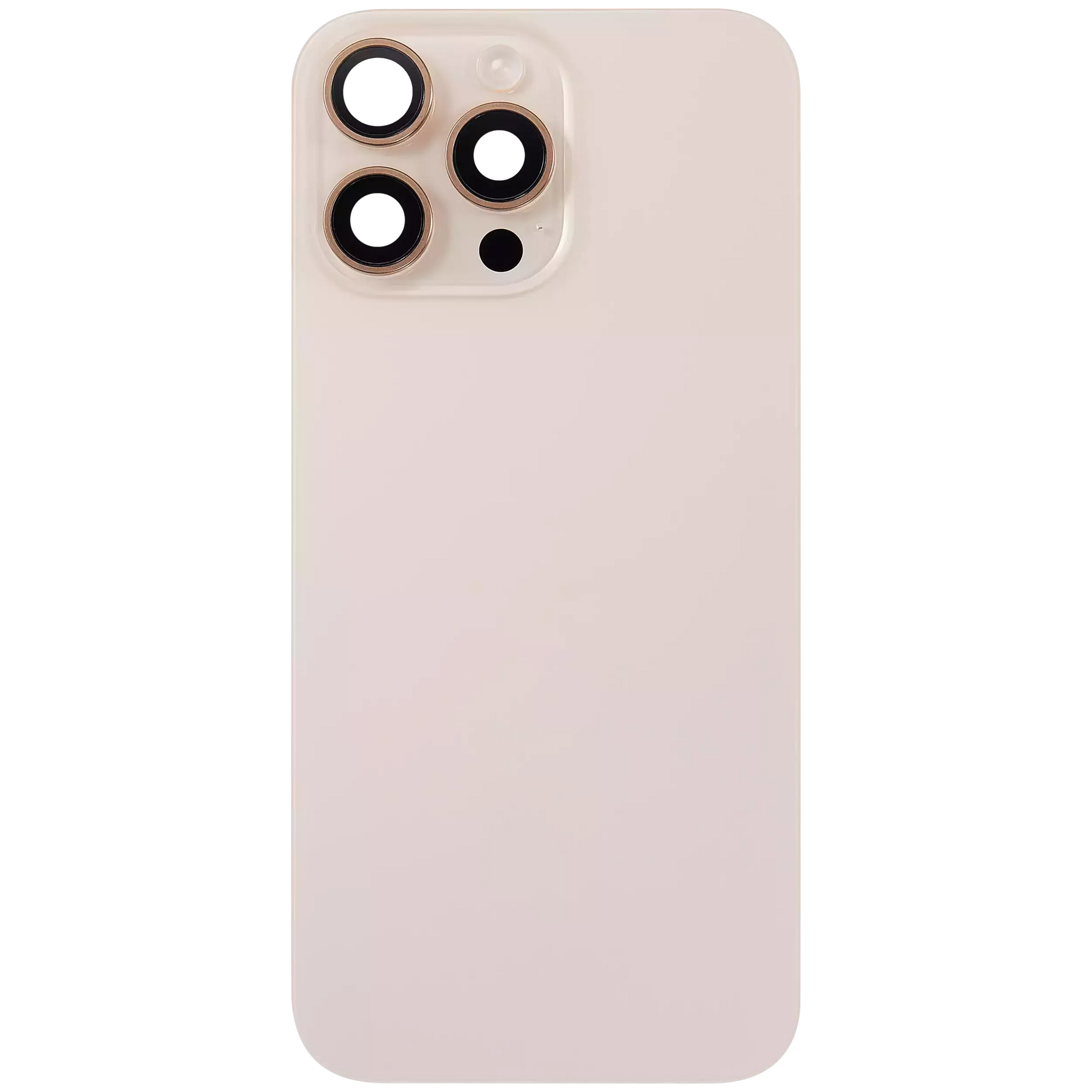 Back Glass w/ MagSafe Magnet & NFC & Flashlight Flex For iPhone 16 Pro Max (Pull) (Desert Titanium)