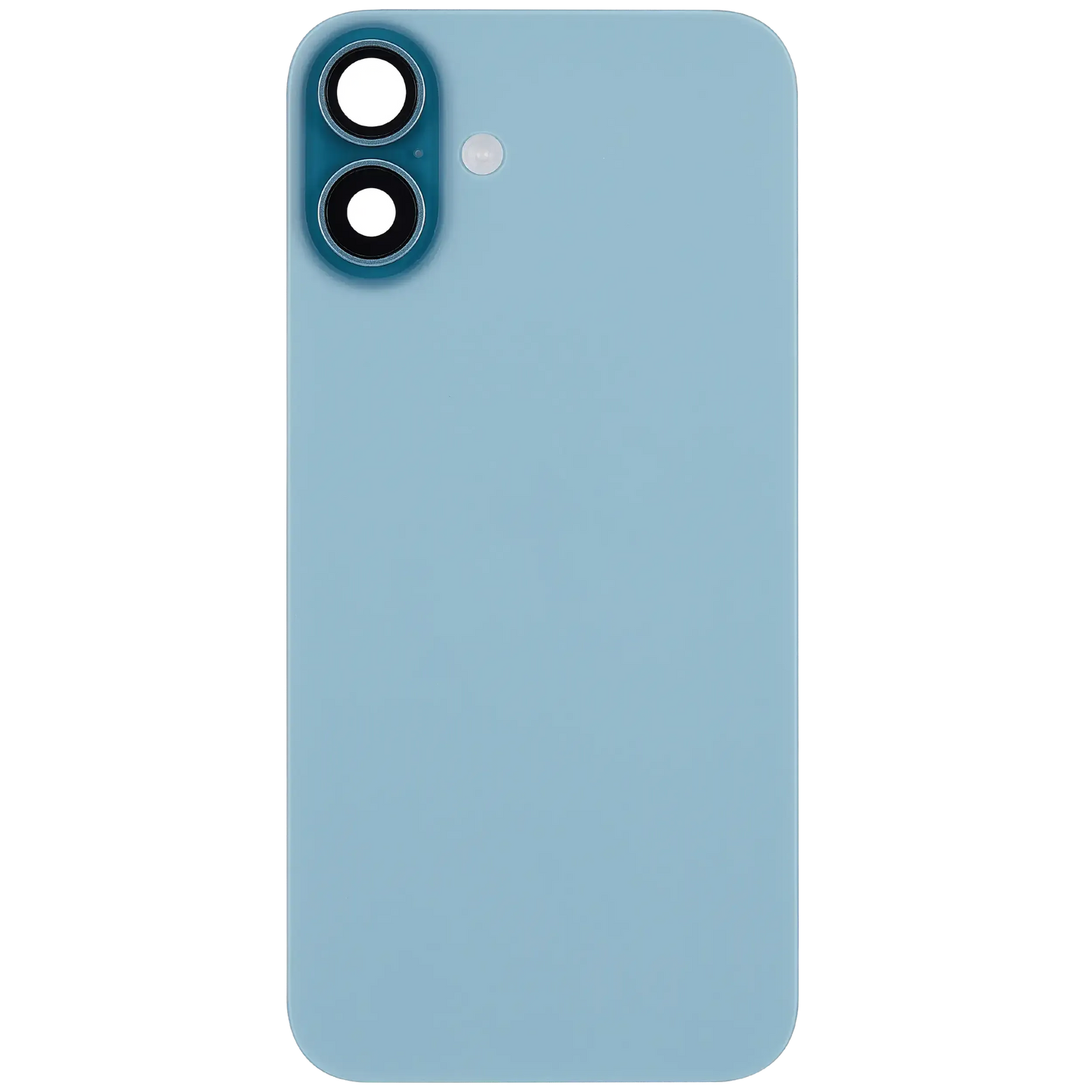 Back Glass w/ MagSafe Magnet & NFC & Flashlight Flex For iPhone 16 Plus (Pull) (Teal)