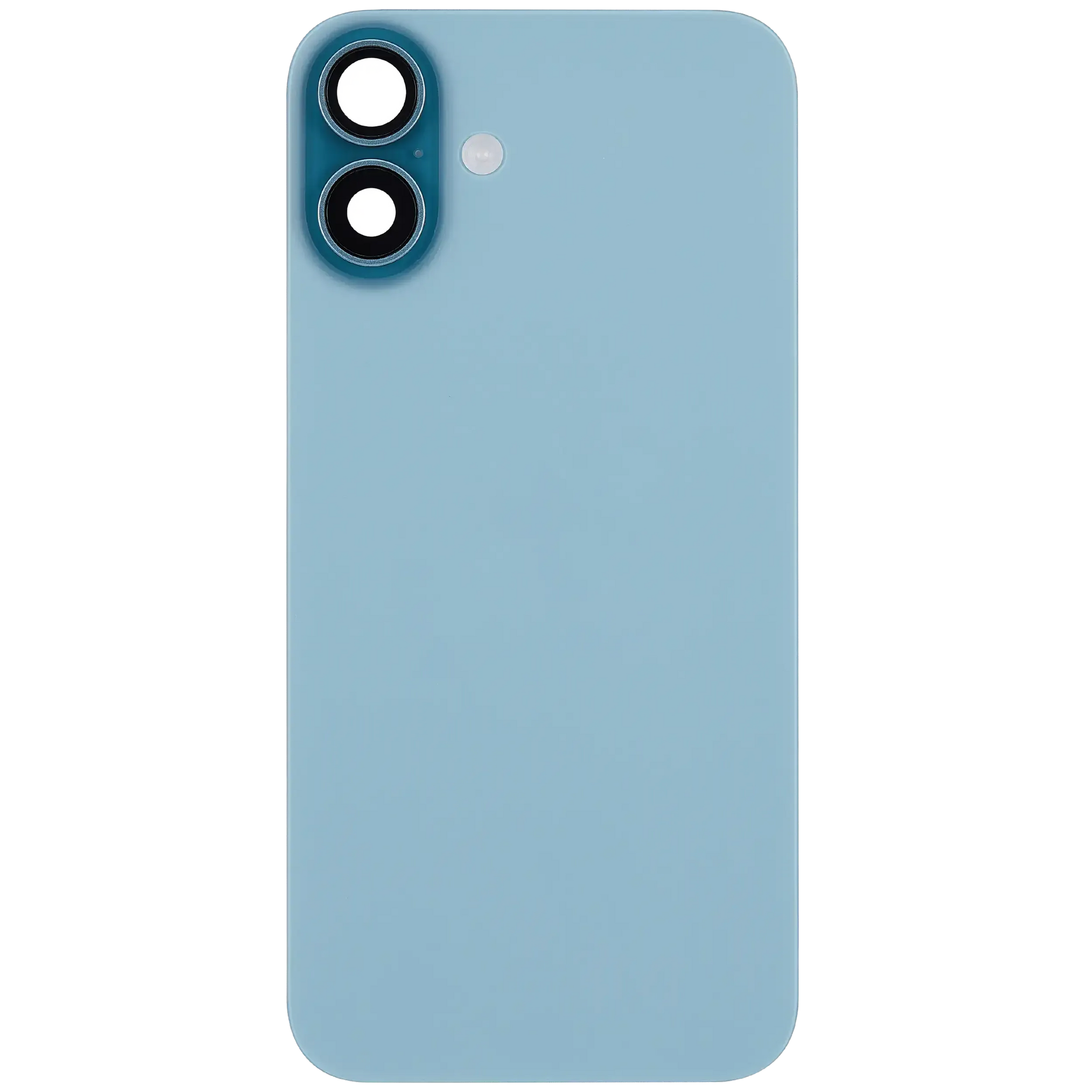 Back Glass w/ MagSafe Magnet & NFC & Flashlight Flex For iPhone 16 Plus (Pull) (Teal)
