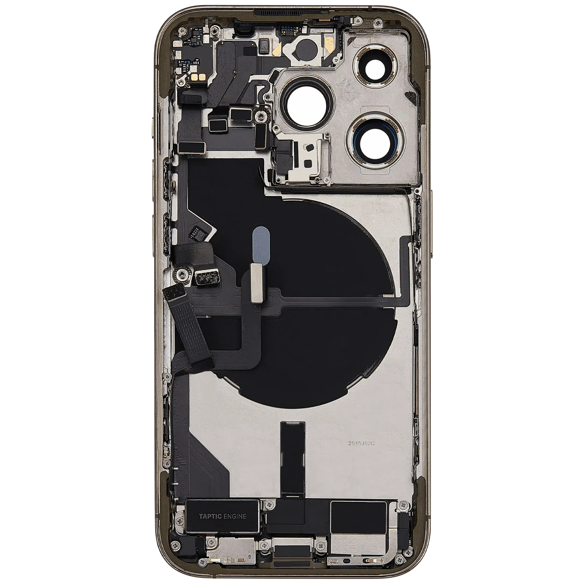 Back Housing W/ Charging Port Flex & Small Parts For iPhone 14 Pro (US Version) (Pull) (Gold)