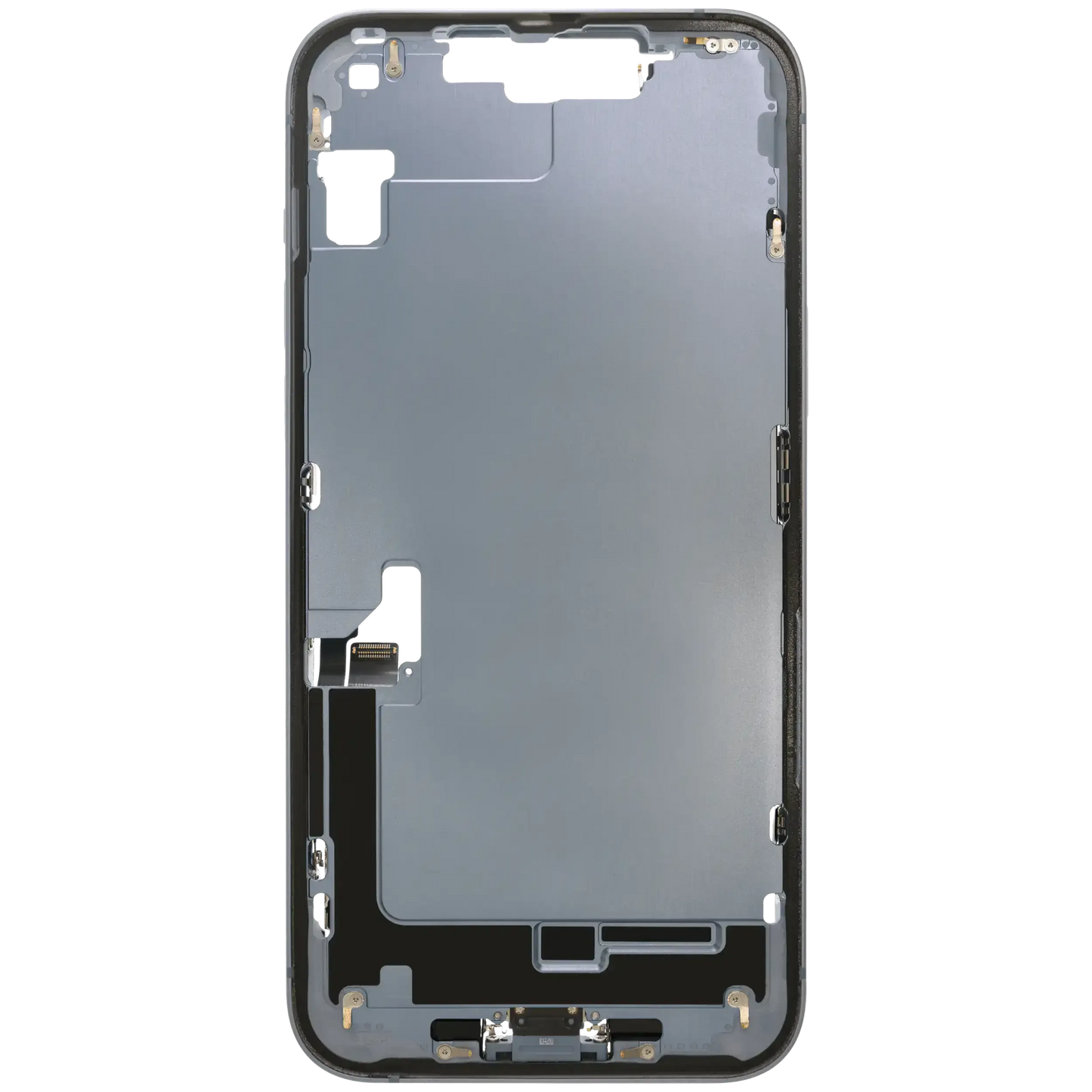 Mid-Frame Housing W/ Charging Port Flex & Small Parts For iPhone 14 Plus (EU / Global Version) (Pull) (Blue)