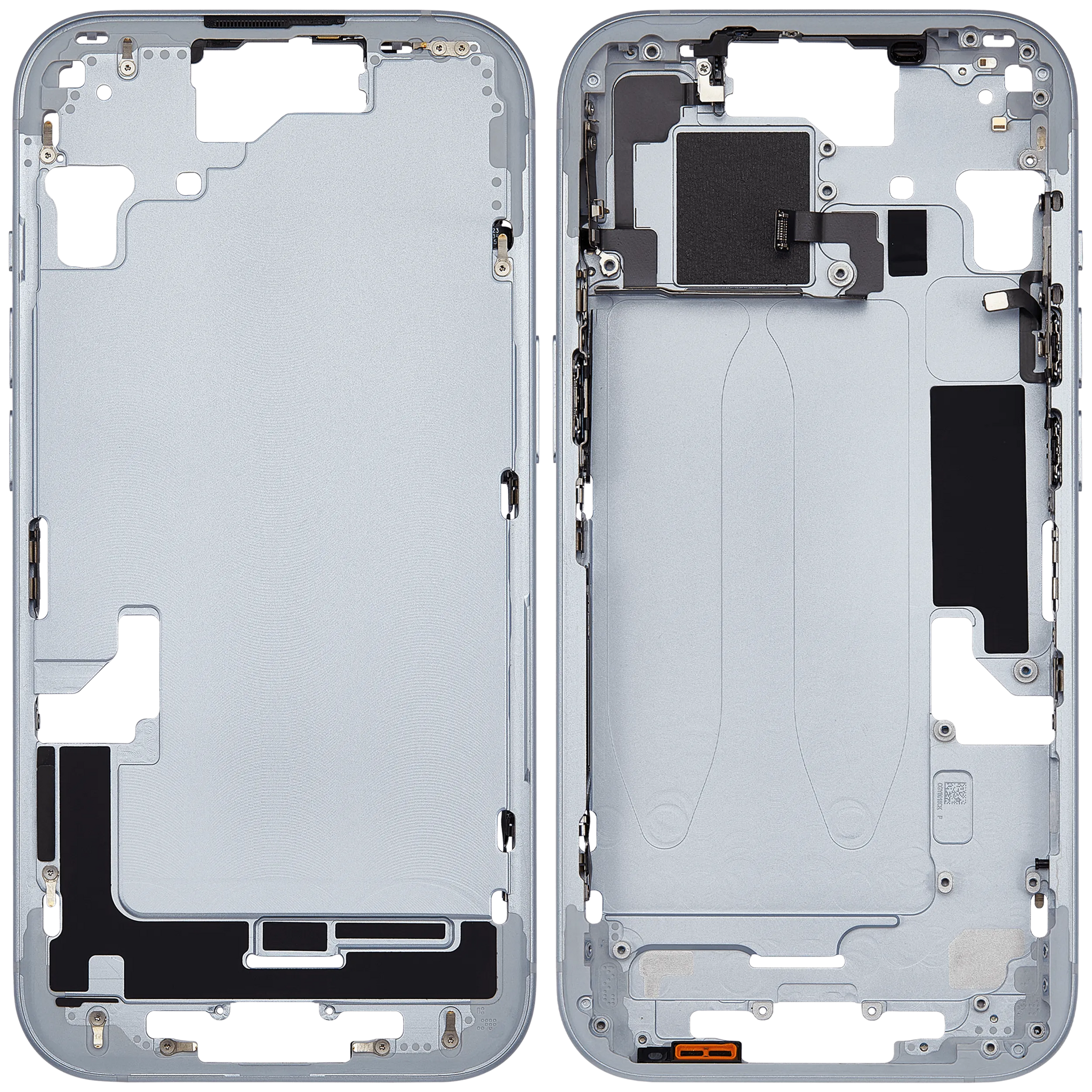 Mid-Frame Housing W/ Small Parts For iPhone 15 (EU / Global Version) (Pull) (Blue)