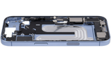 Mid-Frame Housing W/ Charging Port Flex & Small Parts For iPhone 17 (US Version) (Pull) (Mist Blue)