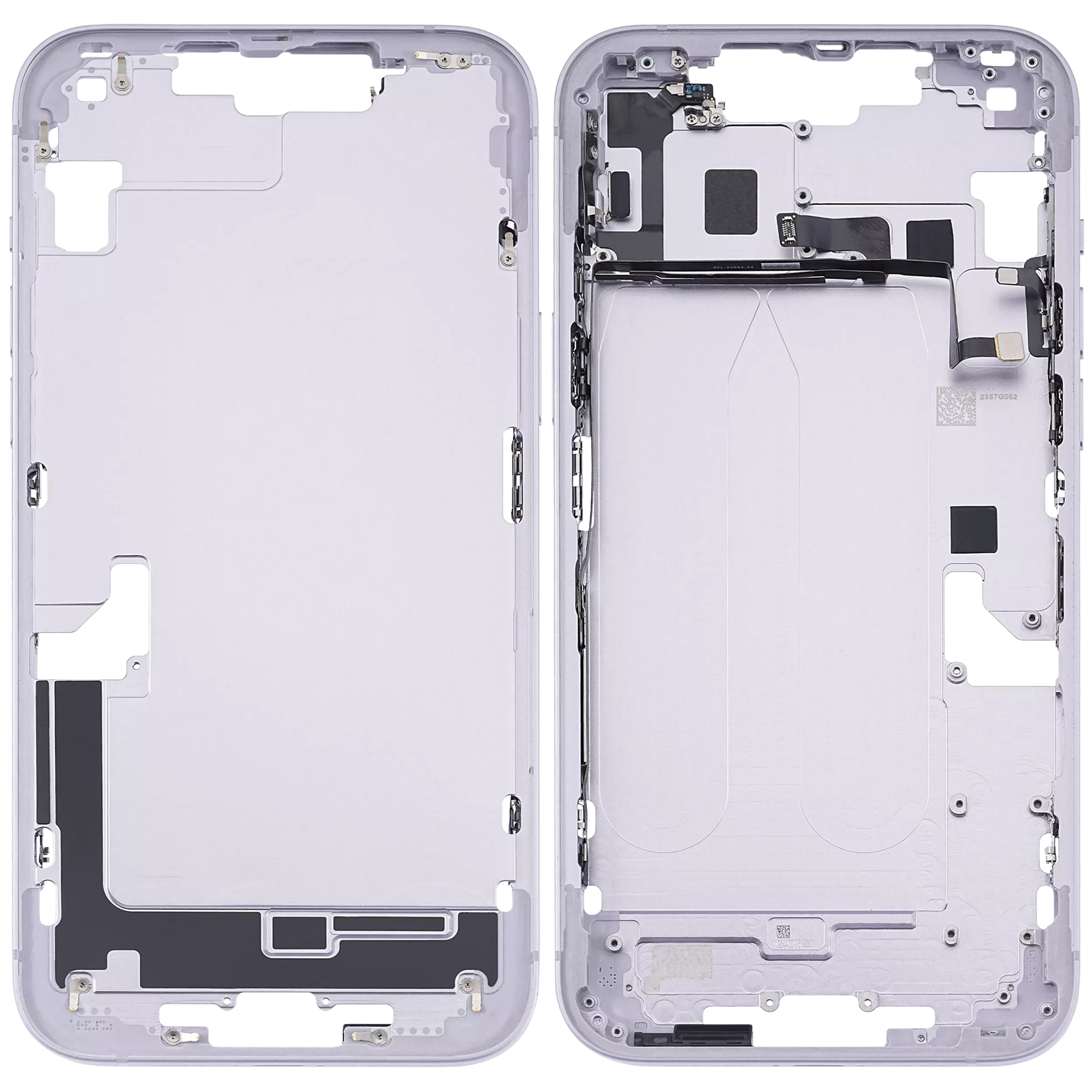 Mid-Frame Housing W/ Small Parts For iPhone 14 Plus (US Version) (Pull) (Purple)