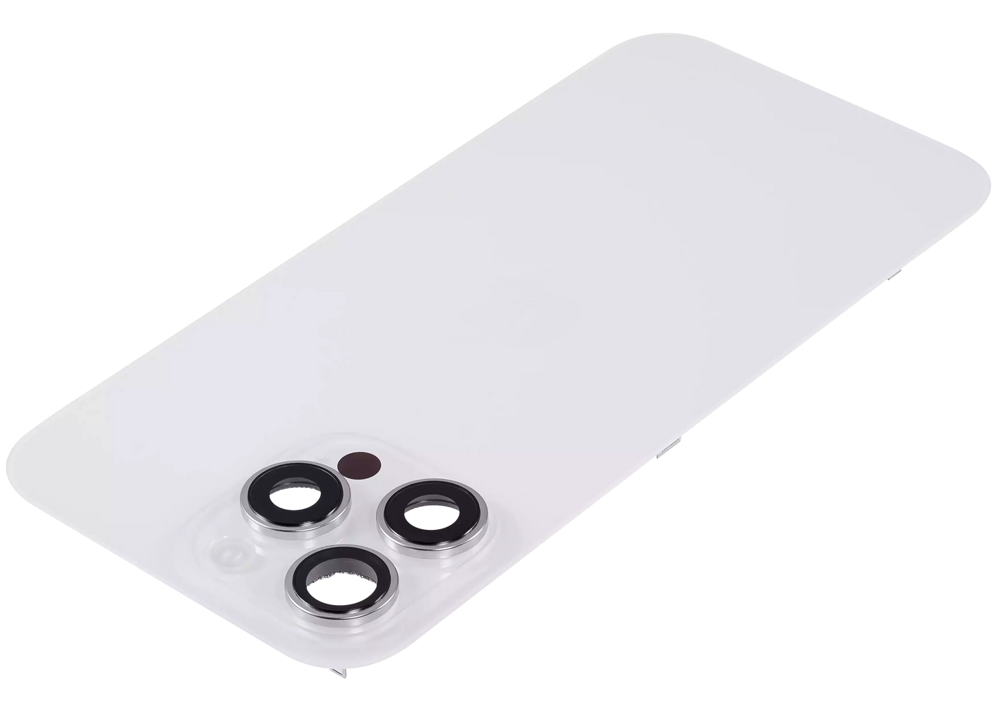 Back Glass w/ MagSafe Magnet & NFC & Flashlight Flex For iPhone 16 Pro Max (Pull) (White Titanium)