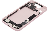 Mid-Frame Housing W/ Charging Port Flex & Small Parts For iPhone 15 (EU / Global Version) (Pull) (Pink)