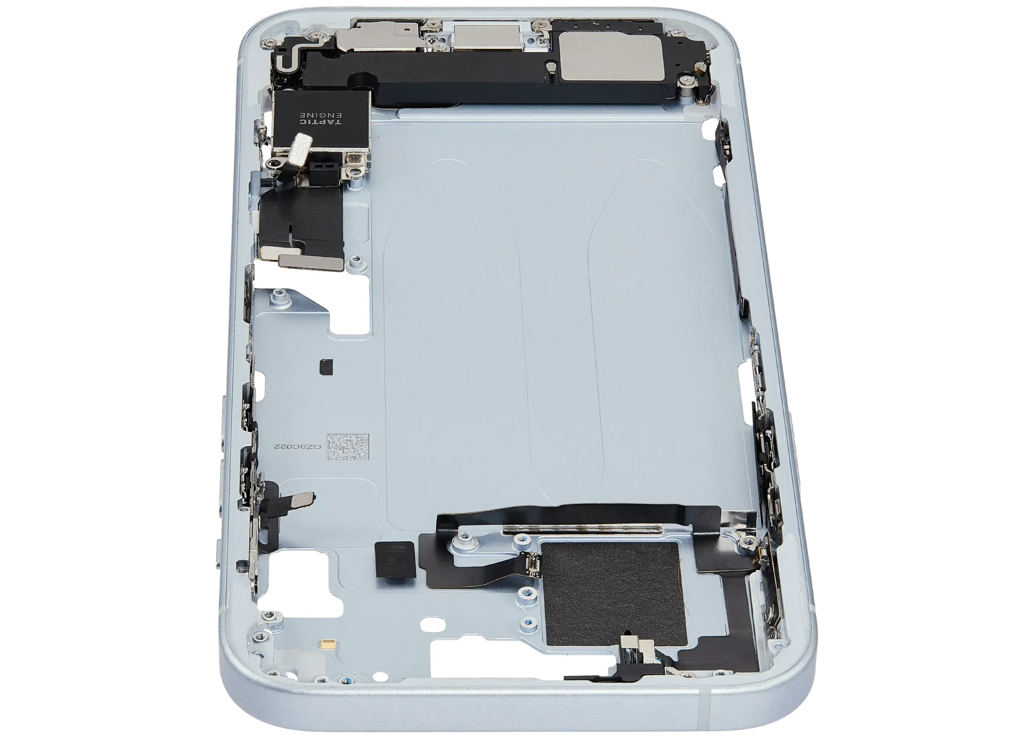 Mid-Frame Housing W/ Charging Port Flex & Small Parts For iPhone 15 Plus (EU / Global Version) (Pull) (Blue)