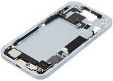 Mid-Frame Housing W/ Charging Port Flex & Small Parts For iPhone 15 (EU / Global Version) (Pull) (Blue)