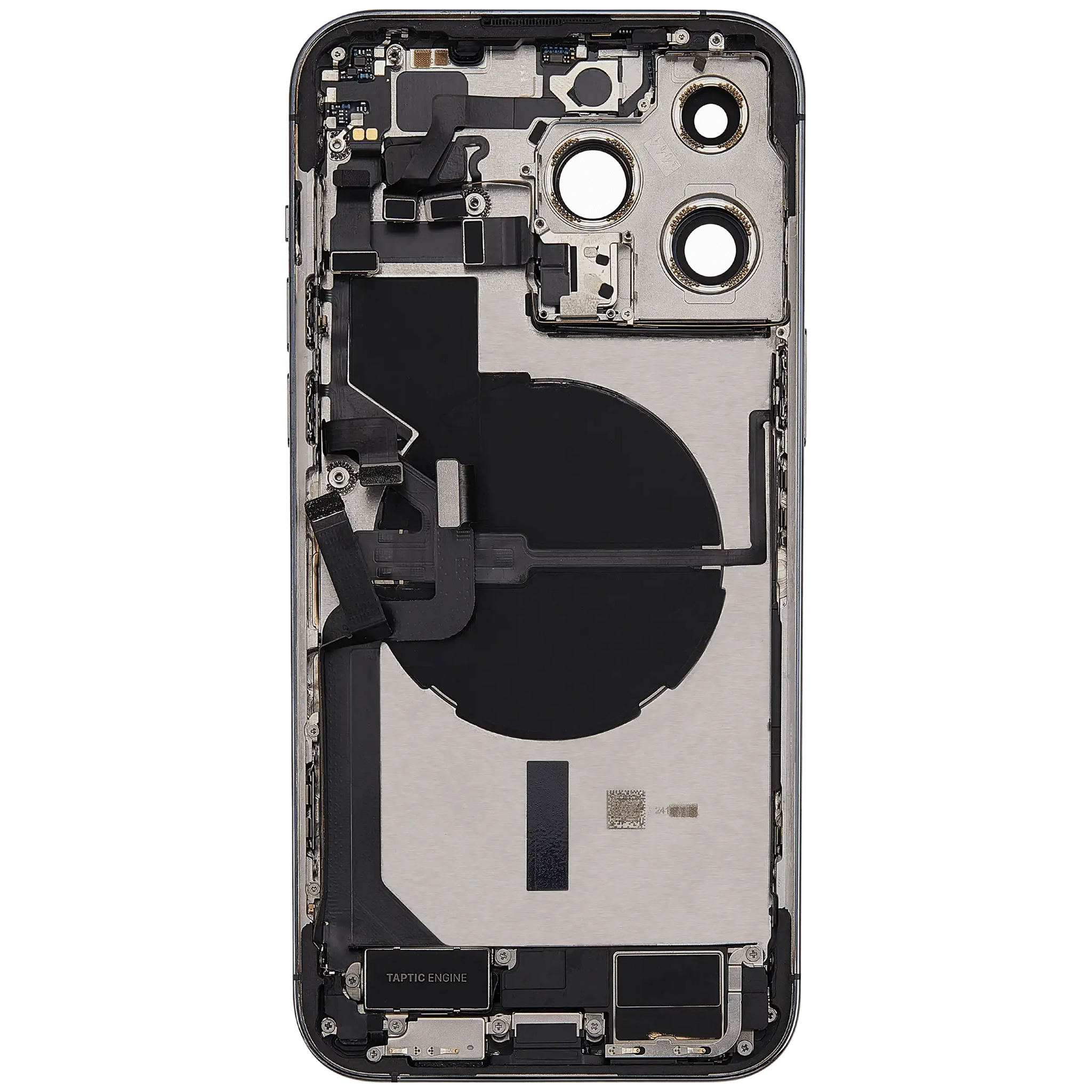 Back Housing W/ Charging Port Flex & Small Parts For iPhone 14 Pro Max (EU / Global Version) (Pull) (Deep Purple)