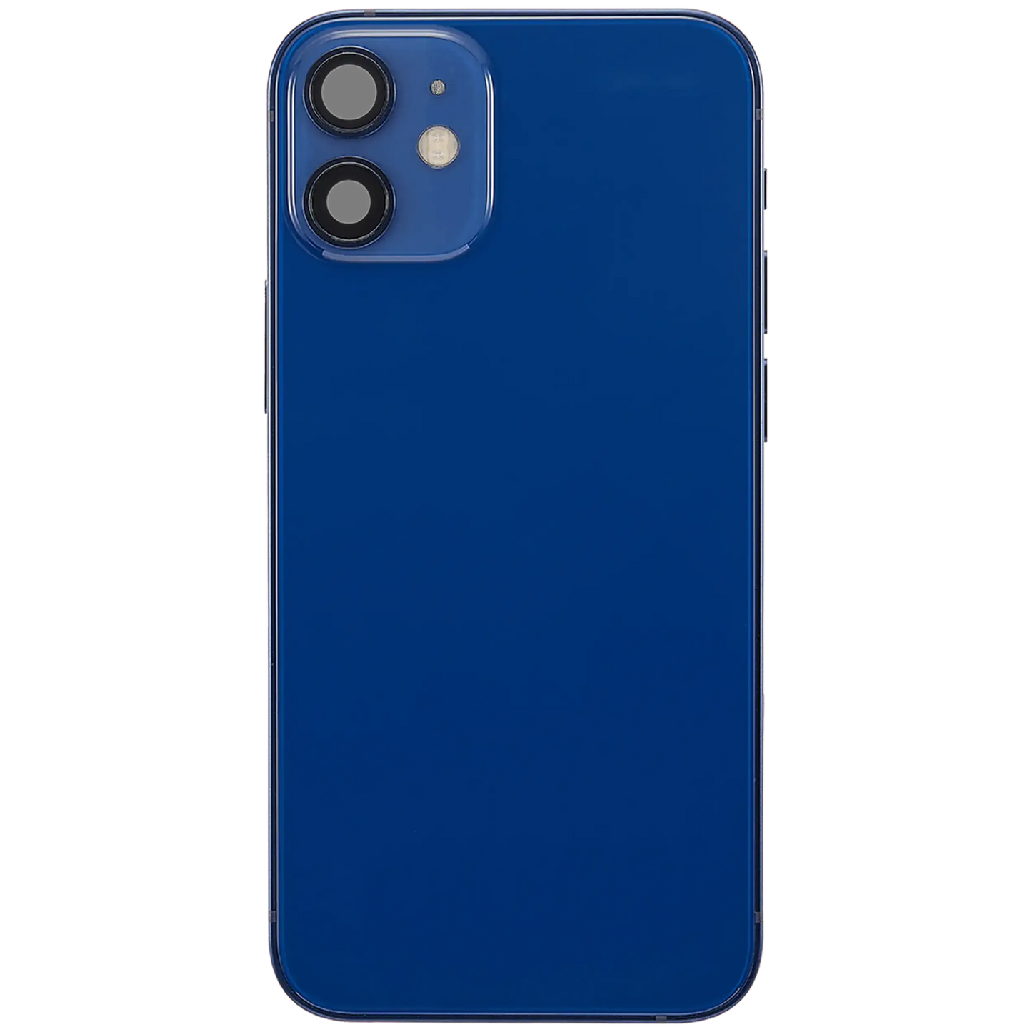 Back Housing W/ Charging Port Flex & Small Parts For iPhone 12 Mini (US Version) (Pull) (Blue)