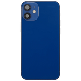 Back Housing W/ Charging Port Flex & Small Parts For iPhone 12 Mini (US Version) (Pull) (Blue)