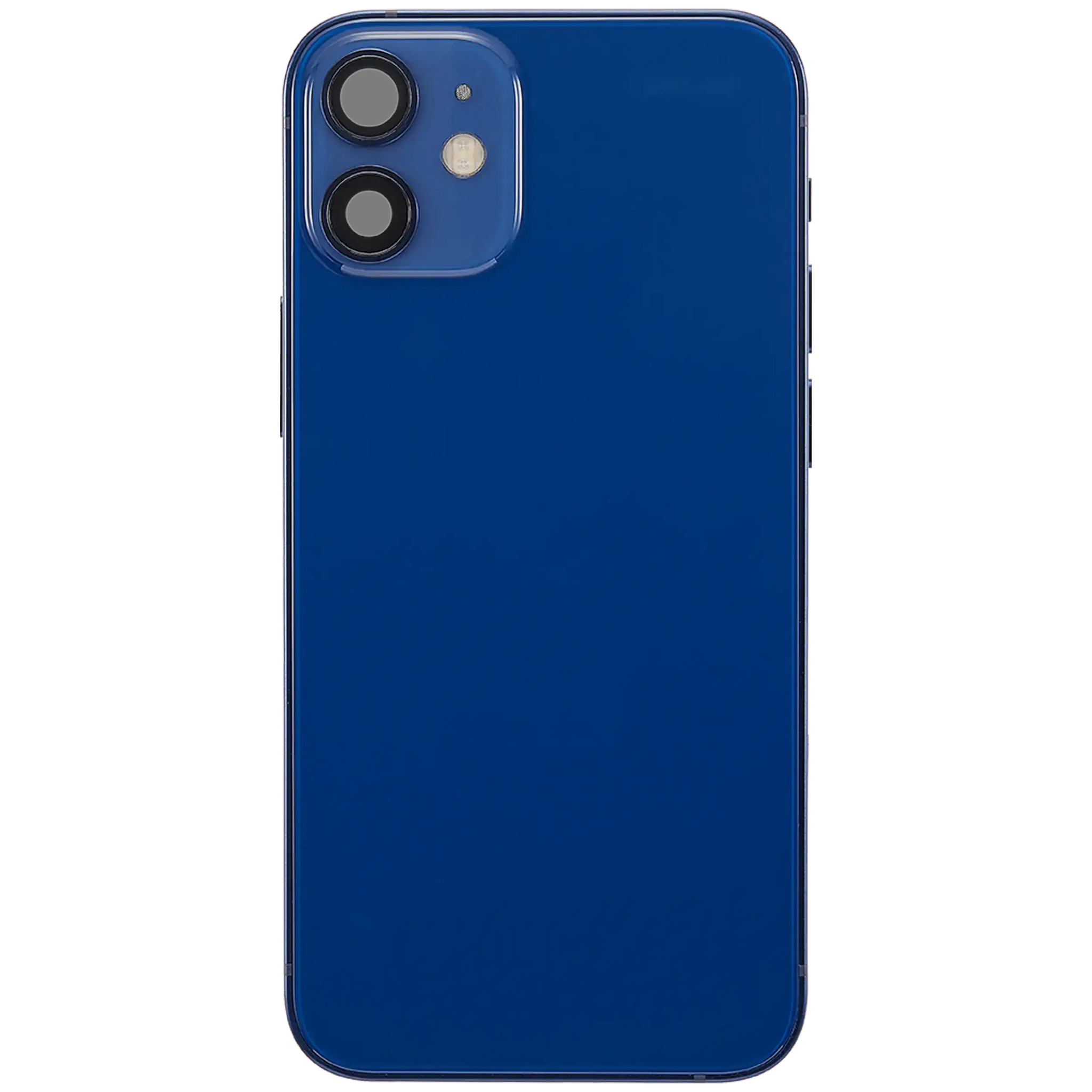 Back Housing W/ Charging Port Flex & Small Parts For iPhone 12 Mini (US Version) (Pull) (Blue)