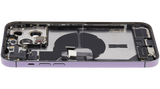 Back Housing W/ Charging Port Flex & Small Parts For iPhone 14 Pro Max (US Version) (Pull) (Deep Purple)