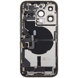 Back Housing W/ Charging Port Flex & Small Parts For iPhone 14 Pro (EU / Global Version) (Pull) (Gold)