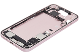 Mid-Frame Housing W/ Charging Port Flex & Small Parts For iPhone 15 Plus (US Version) (Pull) (Pink)